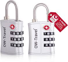 Cadenas TSA OW-Travel pour Valise - Code 3 Chiffres
