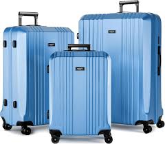 FERGÉ Ensemble de 3 Valises Rigides Légères avec Serrure TSA