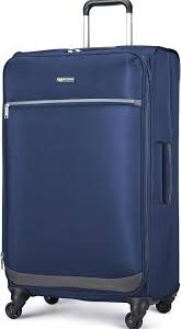 Valise Souple Extensible 79 cm - Bleu Marine - Amazon Basics