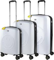Valises Rigides Smiley Originals - Set de 4 pour Avion