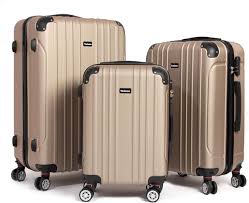 Set de 3 Valises Rigides Todeco (55/68/78 cm)