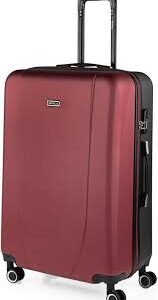 ITACA - Valise Rigide Grande Taille 4 Roulettes