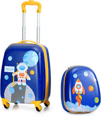 Valise Enfant à Roulettes GOPLUS 16''