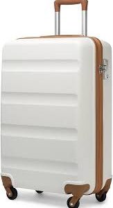 Valise Kono 66 cm Rigide Légère - Trolley 4 Roulettes avec Serrure