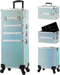 Valise de Maquillage 4-en-1 : Malette Coiffure Pratique