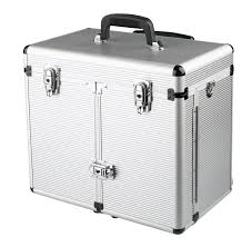 Valise Coiffure Aluminium avec Fenêtres
