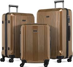 FERGÉ - Ensemble de 3 Valises Rigides avec Cadenas TSA - Cannes