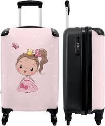 Valise Princesse Fille - 55x35x20cm - NoBoringSuitcases.com®