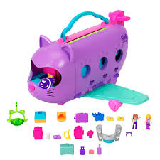 Polly Pocket : Coffret Avion Chaton Transformable