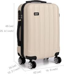 Valise Kono Ultra Léger Rigide à Roulette