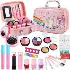 SLEMAKO Kit de Maquillage pour Enfants - 29 Pièces