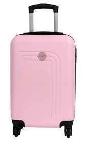 Valise Cabine ABS 55 cm - Rose Pâle