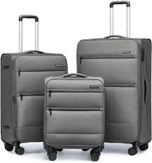 Set de Valises Souples British Traveller - 3 Pièces Extensibles