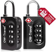 Cadenas Antivol à Code 4 Chiffres pour Bagages