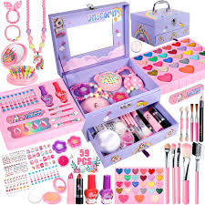 Malette Maquillage Enfant Filles - 59pcs Lavable