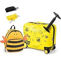 DREAMADE Ensemble Valise et Sac à Dos Enfant