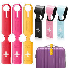 Étiquettes de Bagage Réglables - 6 Pcs avec Cartes d'Identification