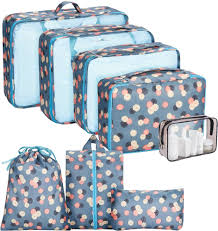 TENXSNUG : Lot de 8 Cubes de Rangement pour Valise