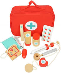 Mallette de Docteur en Bois pour Enfants 21