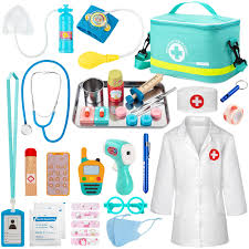Malette de Docteur Enfant avec Stéthoscope