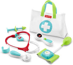 Malette de Docteur Fisher-Price avec Accessoires - Jeu d'I imitation dès 3 ans