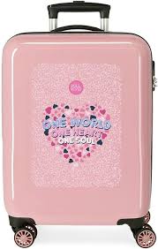 Valise de Cabine ROLL ROAD One World Rose 38 cm