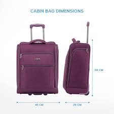 Valise Cabine Ultra Légère 56x45x25cm - Approuvée easyJet