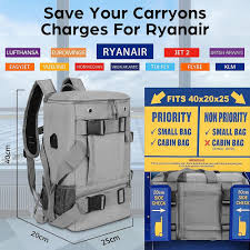 Valise Cabine Ryanair 40x20x25 - Sac à Dos Pratique