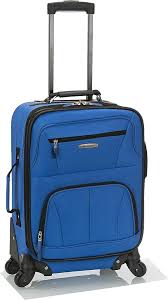 Valise Extensible Rockland 48 cm - Bleu Spinner