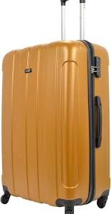 Valise Grand Format Bleu Star Panama 70 cm - Moutarde