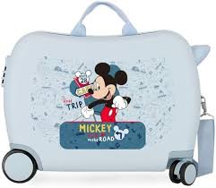 Valise Enfant Mickey Road Trip Bleu 50x39x20 cm