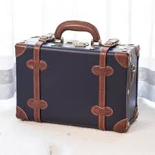 Valise Vintage Artisanale avec Serrure - Coffre de Décoration