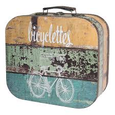 Valise en Bois Vintage HMF VKO200 - 32 x 29