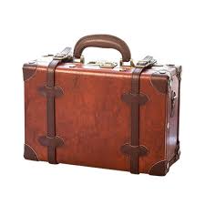 Valise Vintage Artisanale avec Serrure - Coffre de Rangement Décoratif