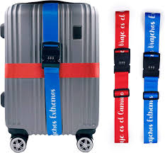Set de 2 Sangles de Voyage avec Code