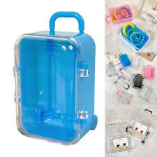 Mini Valise à Lèvres Rouge pour Femme - Sac de Voyage Pratique