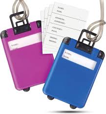 2 PCS - Étiquettes de Valise GAMBC® avec Autocollants