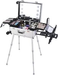 Valise Maquillage Pro avec Miroir et Lumières LED