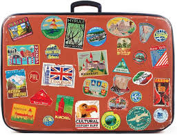 31 Autocollants de Valises Vintage
