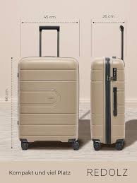 Valise Rigide REDOLZ Trolley M - Taille Moyenne 45 x ...