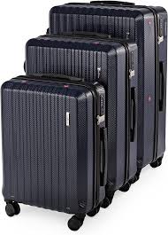 Lot de 3 Valises Compactor - Bleu