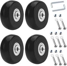 Roues Universelles de Remplacement pour Bagages 50 x 18 mm