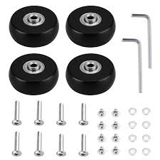 4 Roulettes Universelles pour Valise - 50mm x 18mm