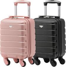 Ensemble de Valises Légères Flight Knight FK29 - Rose et Noir