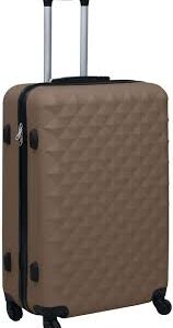 Valise Rigide Marron en ABS - Élégance et Durabilité