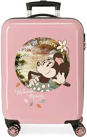 Valise Cabine Disney Minnie - Bruit de la Nature Rose