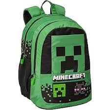 MINECRAFT Sac à Dos Unisexe Vert pour Enfants