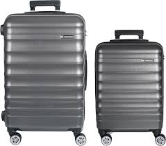 Set de 3 Valises Rigides Trolley avec Serrure