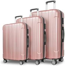 Lot de 3 Valises Rigides Légères en Polycarbonate et ABS