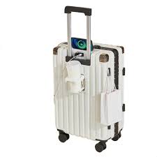LANMOU Valise Trolley Grande Taille en Aluminium et ABS